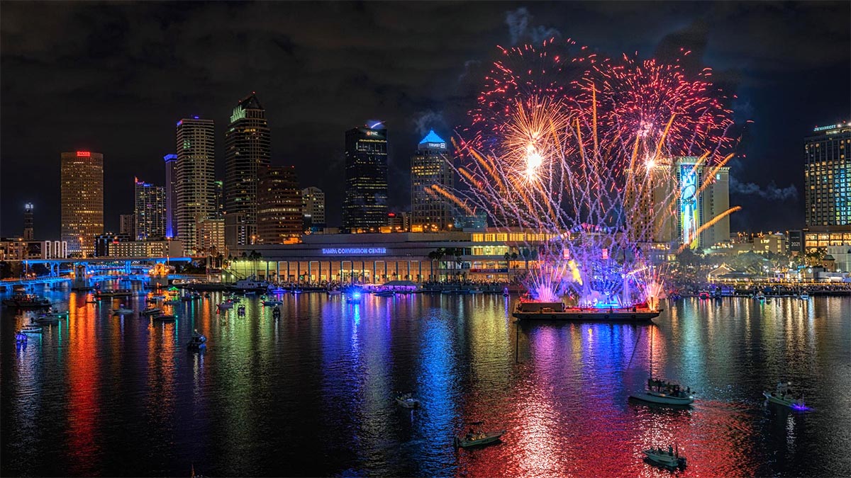 Boom by the Bay Tampa Fireworks Show 4th of July, 2022